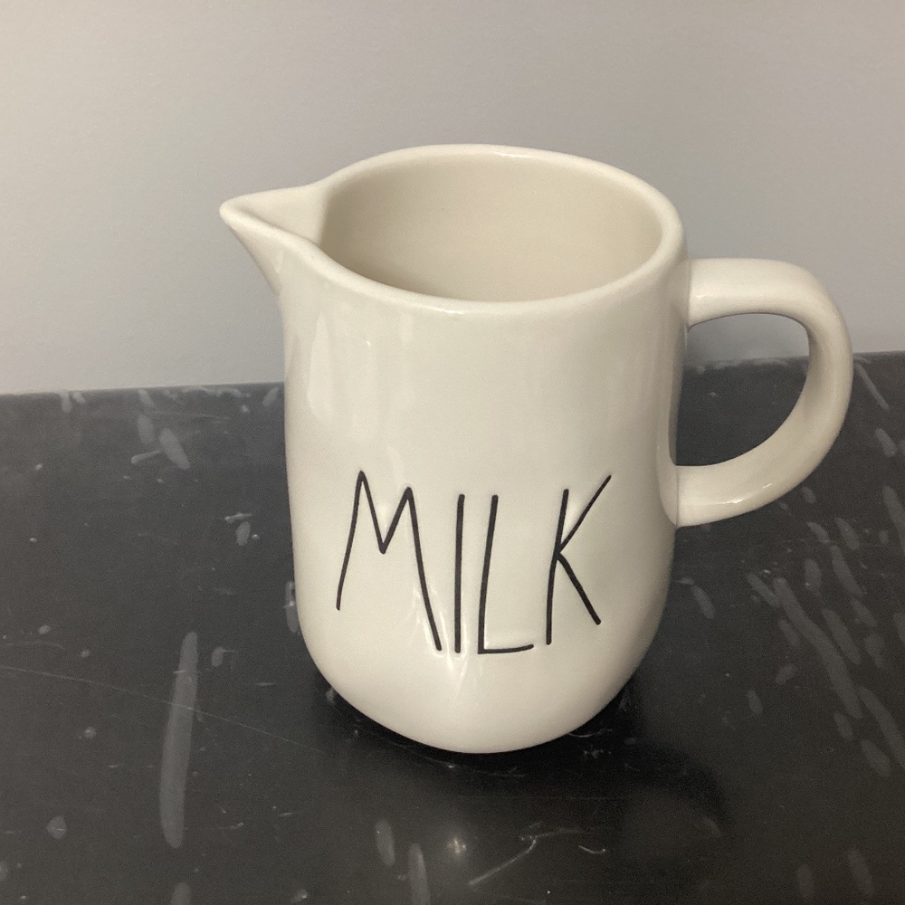 Rae Dunn milk pitcher